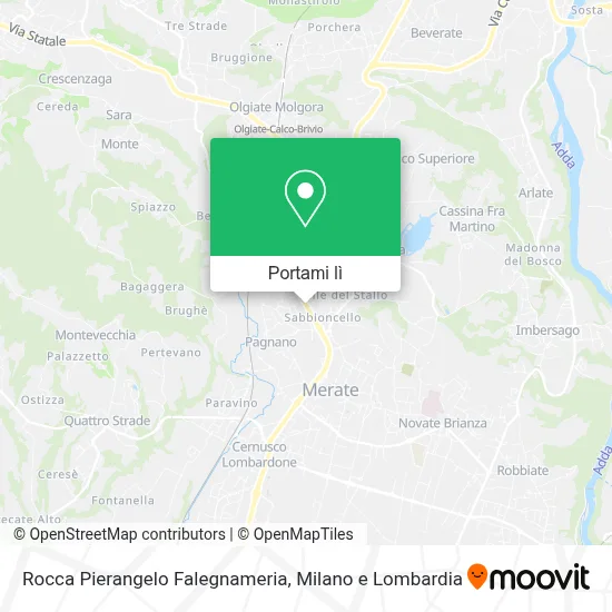 Mappa Rocca Pierangelo Falegnameria