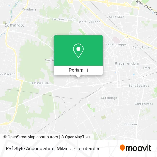 Mappa Raf Style Acconciature