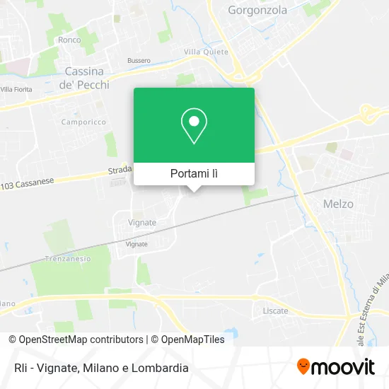 Mappa Rli - Vignate