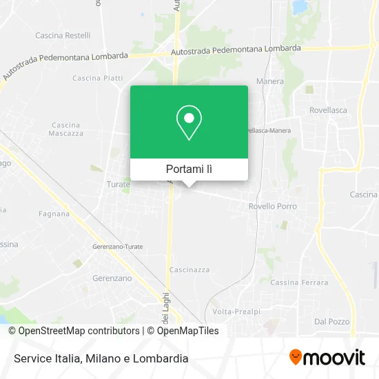 Mappa Service Italia