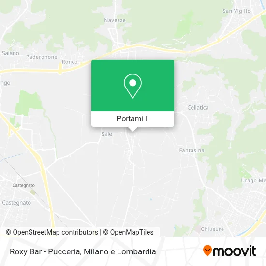 Mappa Roxy Bar - Pucceria