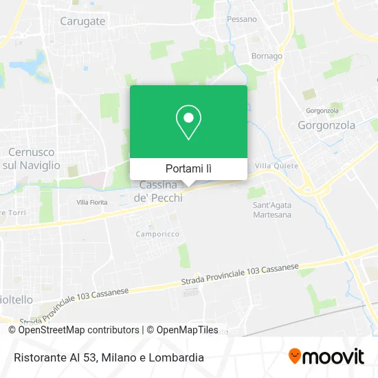 Mappa Ristorante Al 53