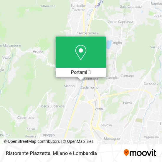 Mappa Ristorante Piazzetta