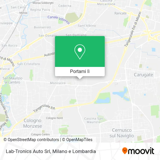 Mappa Lab-Tronics Auto Srl