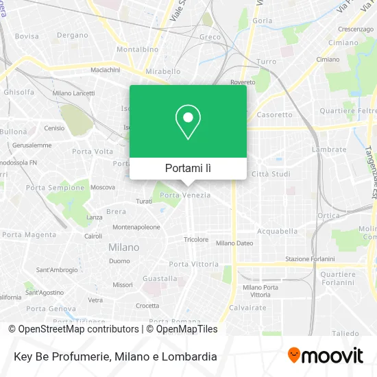 Mappa Key Be Profumerie