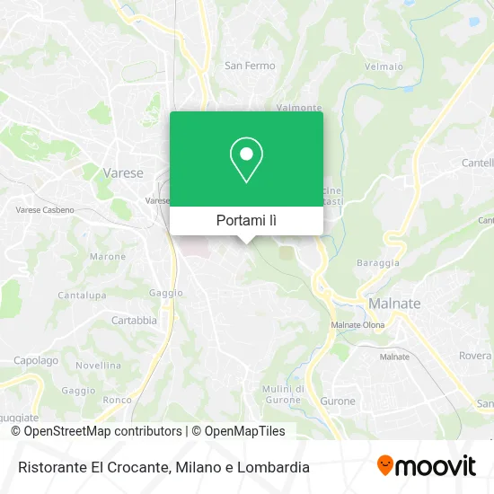 Mappa Ristorante El Crocante
