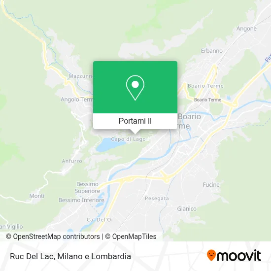 Mappa Ruc Del Lac
