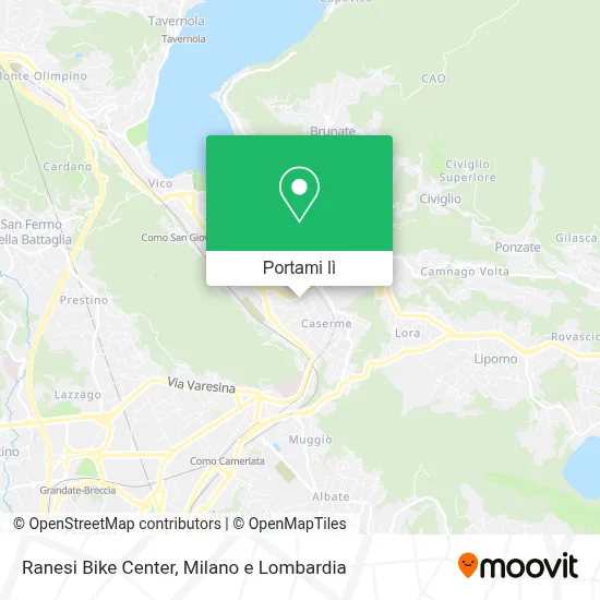 Mappa Ranesi Bike Center