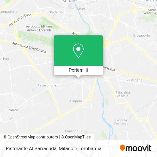 Mappa Ristorante Al Barracuda