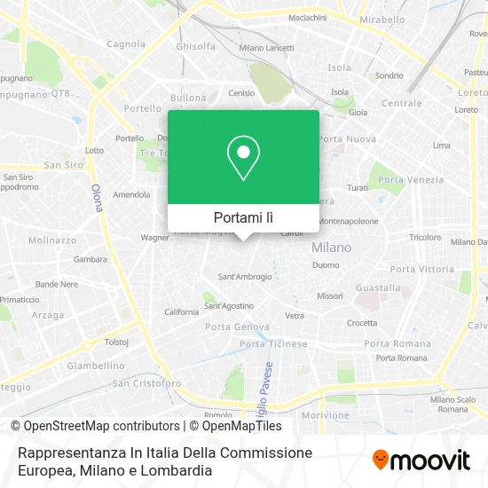 Mappa Rappresentanza In Italia Della Commissione Europea