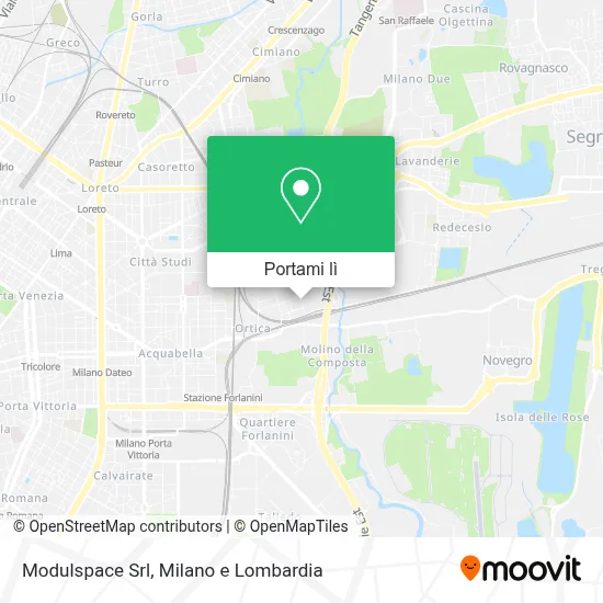 Mappa Modulspace Srl