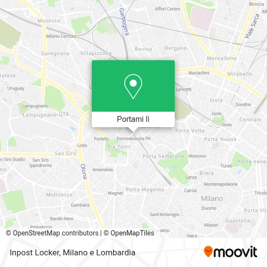 Mappa Inpost Locker