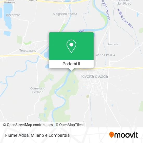 Mappa Fiume Adda