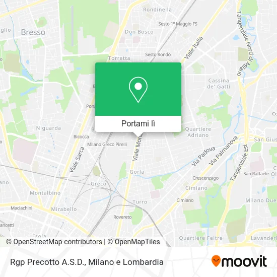 Mappa Rgp Precotto A.S.D.