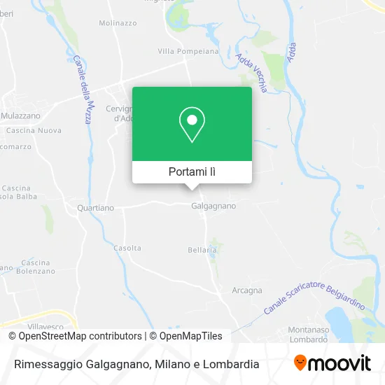 Mappa Rimessaggio Galgagnano