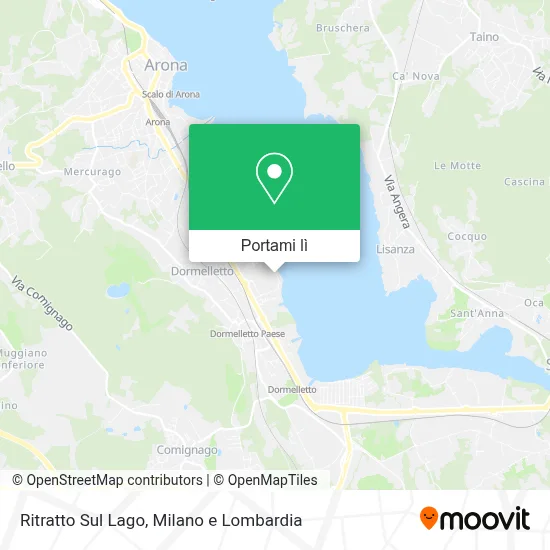 Mappa Ritratto Sul Lago