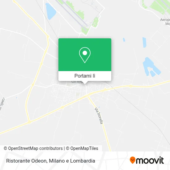 Mappa Ristorante Odeon