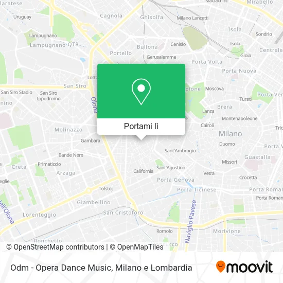 Mappa Odm - Opera Dance Music