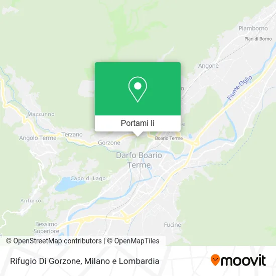 Mappa Rifugio Di Gorzone