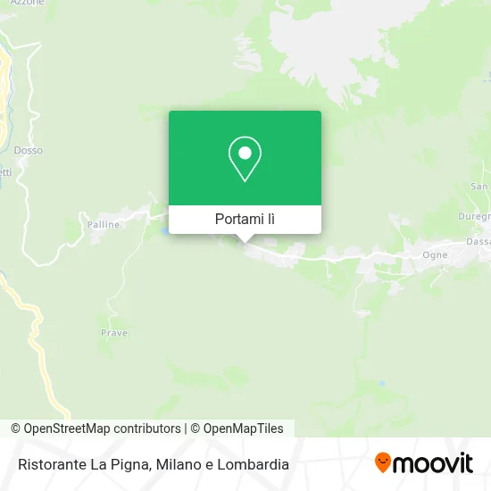 Mappa Ristorante La Pigna