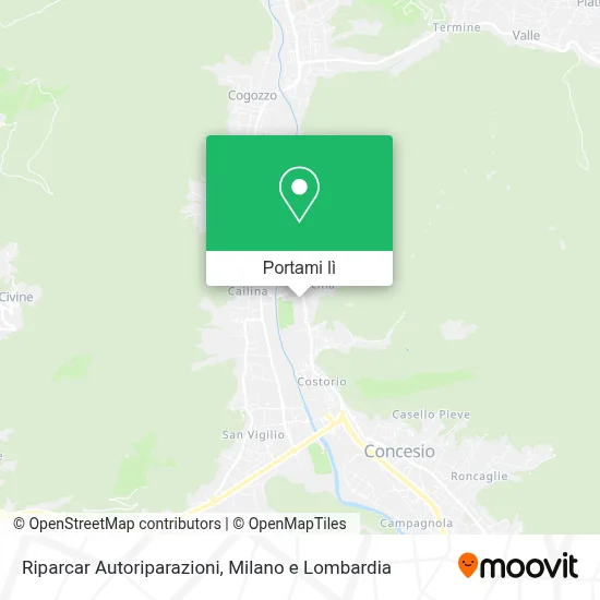 Mappa Riparcar Autoriparazioni