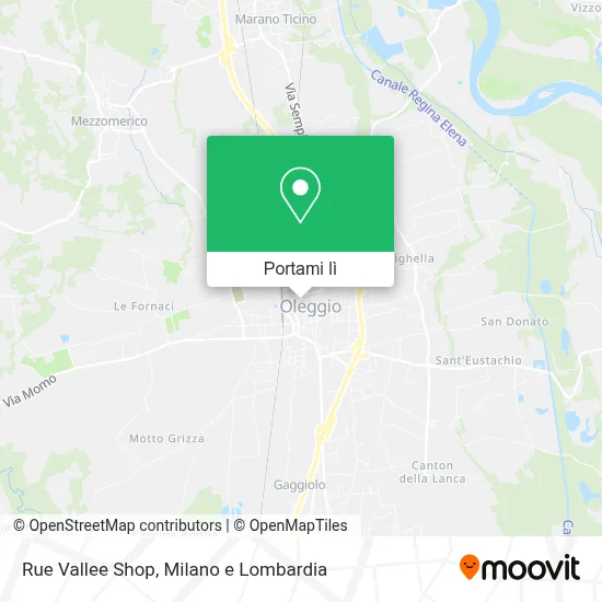 Mappa Rue Vallee Shop