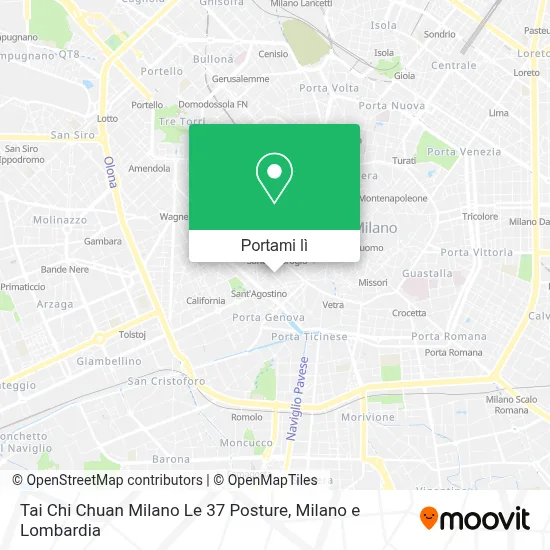Mappa Tai Chi Chuan Milano Le 37 Posture