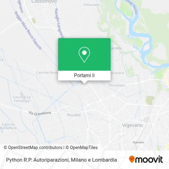 Mappa Python R.P. Autoriparazioni