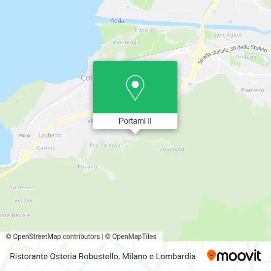 Mappa Ristorante Osteria Robustello