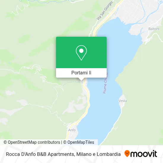 Mappa Rocca D'Anfo B&B Apartments