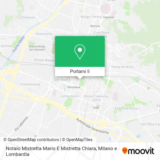 Mappa Notaio Mistretta Mario E Mistretta Chiara