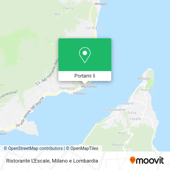 Mappa Ristorante L'Escale