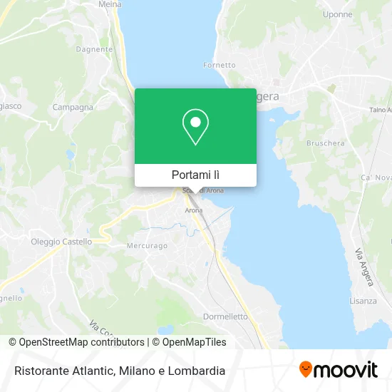 Mappa Ristorante Atlantic