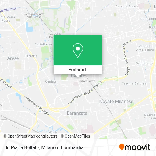 Mappa In Piada Bollate