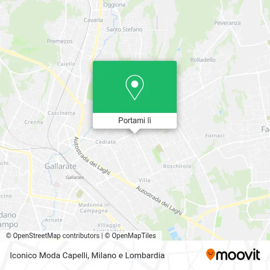 Mappa Iconico Moda Capelli