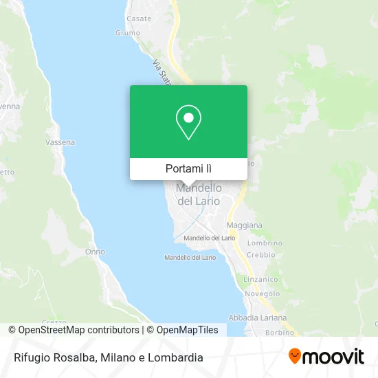 Mappa Rifugio Rosalba