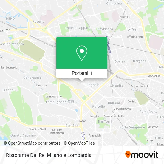 Mappa Ristorante Dal Re