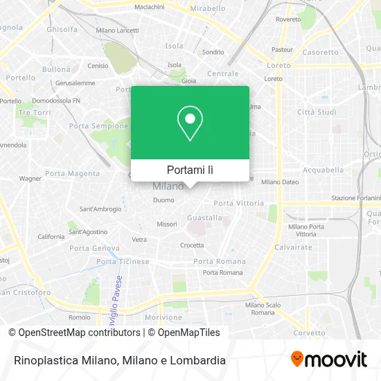 Mappa Rinoplastica Milano