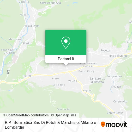 Mappa R.P.Informatica Snc Di Rotoli & Marchisio