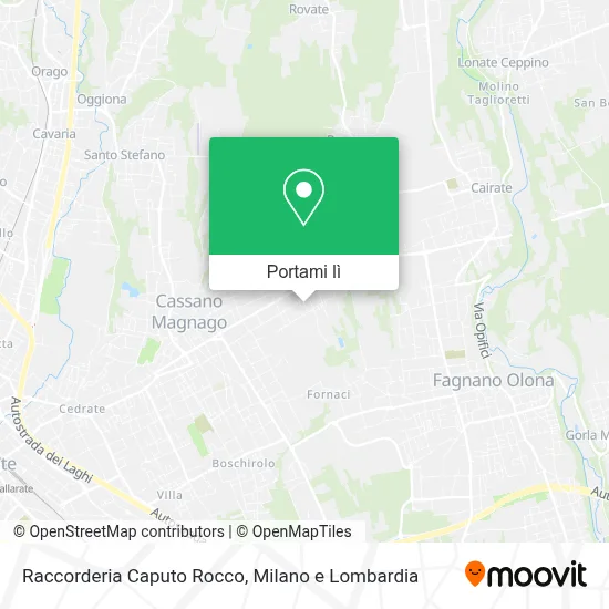Mappa Raccorderia Caputo Rocco
