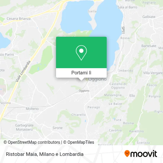 Mappa Ristobar Maia