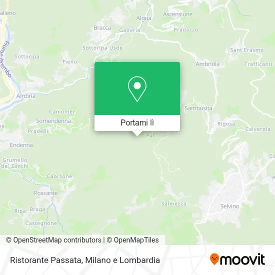 Mappa Ristorante Passata