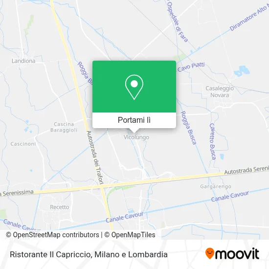 Mappa Ristorante Il Capriccio