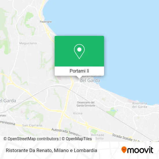 Mappa Ristorante Da Renato
