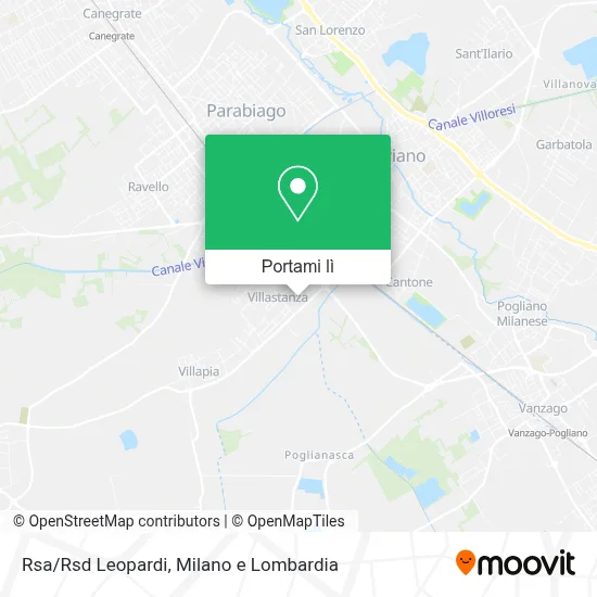 Mappa Rsa/Rsd Leopardi