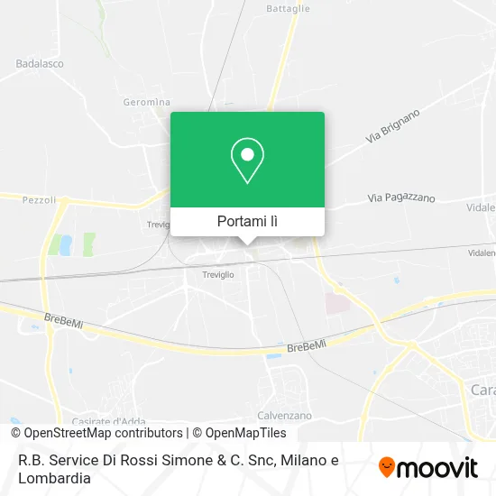 Mappa R.B. Service Di Rossi Simone & C. Snc