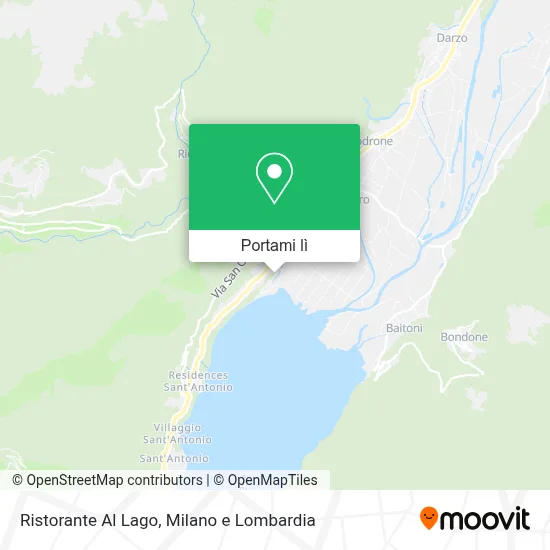 Mappa Ristorante Al Lago