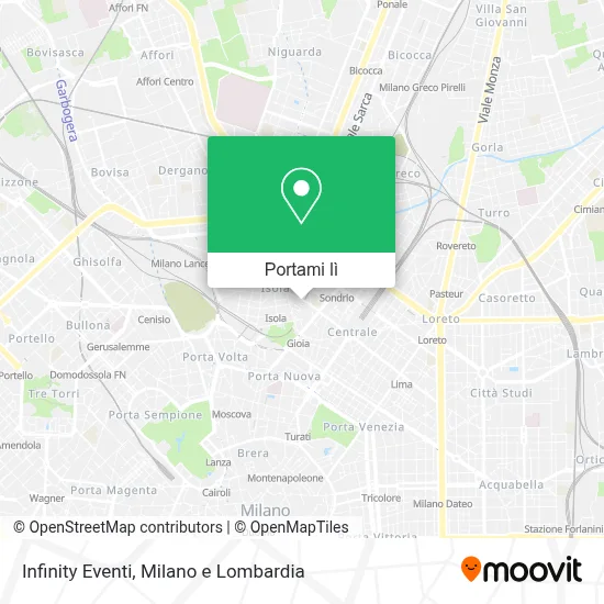 Mappa Infinity Eventi