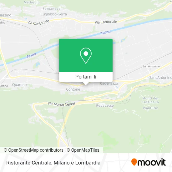 Mappa Ristorante Centrale