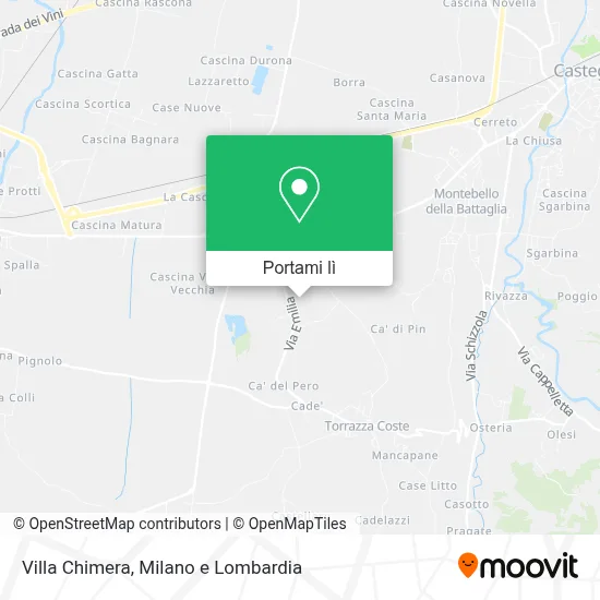 Mappa Villa Chimera